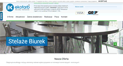 Desktop Screenshot of ekofarb.pl